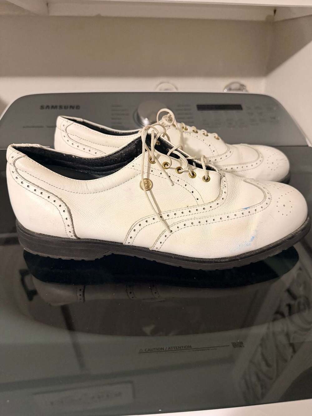 Vintage Converse Energy Wave Wingtip Golf Shoes Made In USA W1612